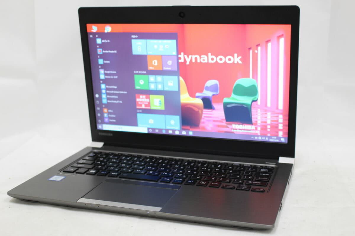 Used]high efficiency 13.3 inches TOSHIBA thin dynabook R63/J Win10