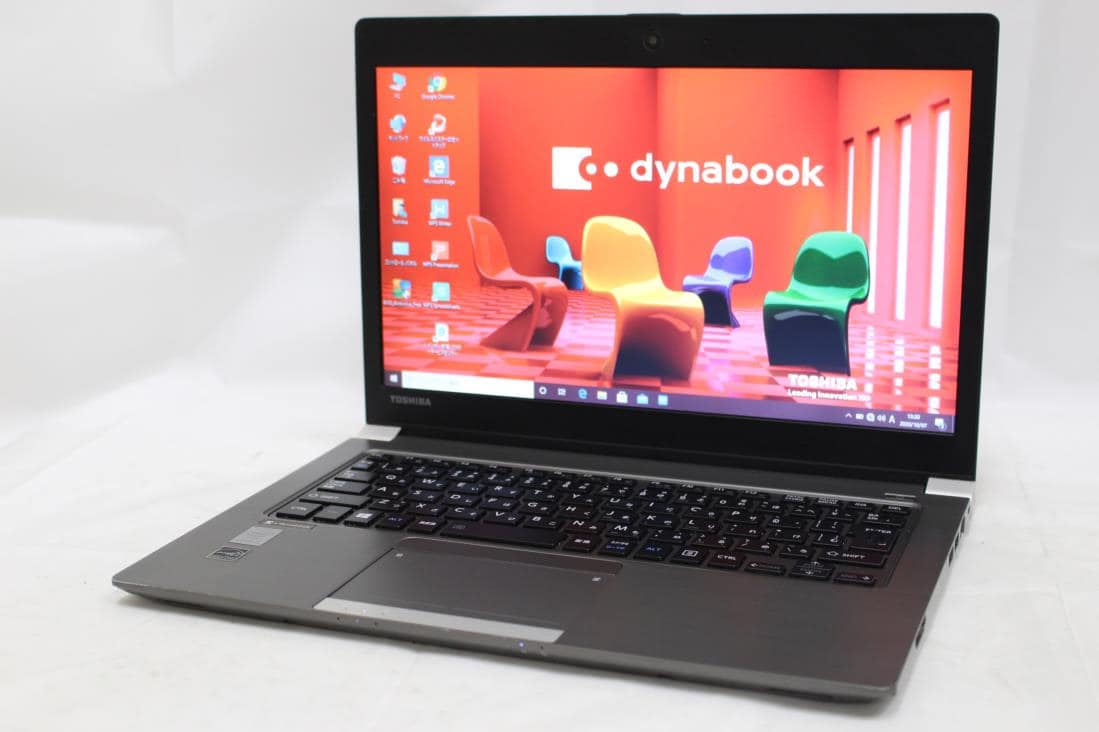 Dynabook R63/P i5-5200U 128GB 8GB Win10 Pro FHD液晶 Webカメラ バックライト付きキーボード : 整備済み品 ノートパソコン Office搭載 SSD