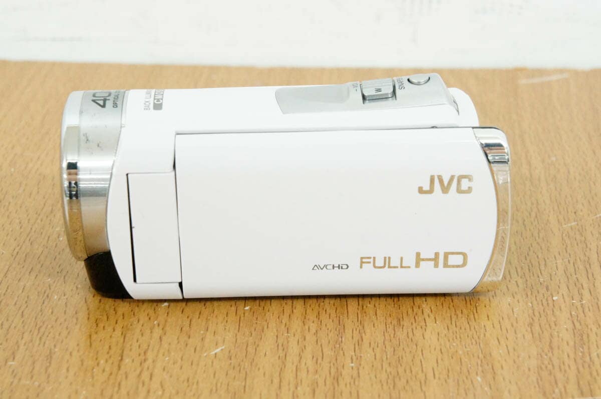 JVC AVCHD FULL HD GZ-E290-W ビデオカメラ JVC ケンウッド GZ-E290-W ビデオカメラ