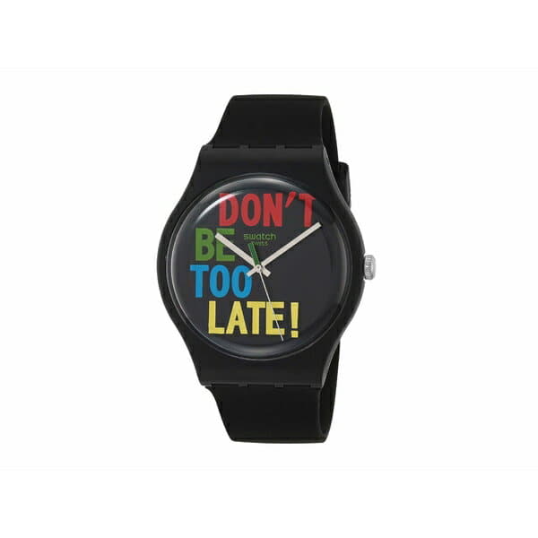 New]suwatchimenzu Timefortime - SO29B100 Black - BE FORWARD Store