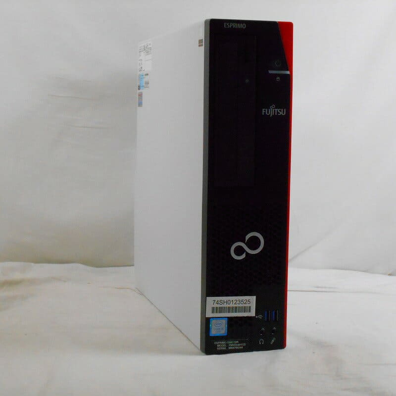 富士通 ESPRIMO D586/M Core i5-6500 3.2GHz 8GB 500GB(HDD) DisplayPort DVI-D出力 DVD+-RW Windows7 Pro 64bit ☆FUJITSU ESPRIMO D586&frasl;P☆Core i5-6500 @3.20GHz&frasl;4GB&frasl;HDDなし☆通電、