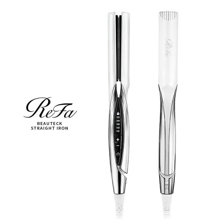 New]Re-F view technical center iron ReFa BEAUTECH IRON RE-AC02A hair care  salon return at home rare hair carbon layer plate straight curl beauty MTG  - BE FORWARD Store