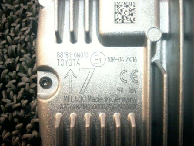 TOYOTA 純正 ミリ波レーダー 88181-0W010 NSP170 G 88181-0W010 Pre