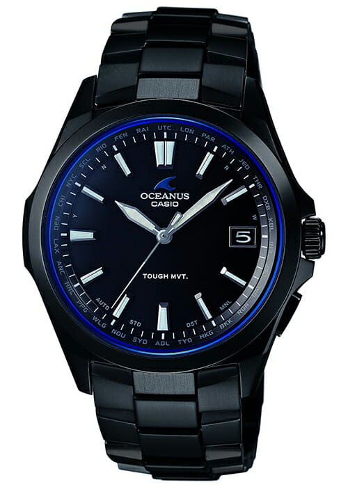 New]OCEANUS model OCW-S100B-1AJF mens Electric wave solar titanium