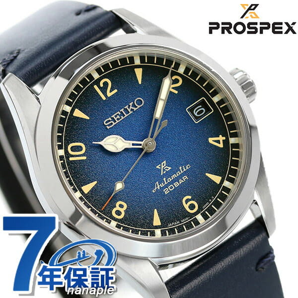 New]is up to 39 times at +4 time more SEIKO Pross pecks Alpinist  distribution model Automatic winding mens SBDC117 SEIKO PROSPEX blue  gradation leather belt clock - BE FORWARD Store