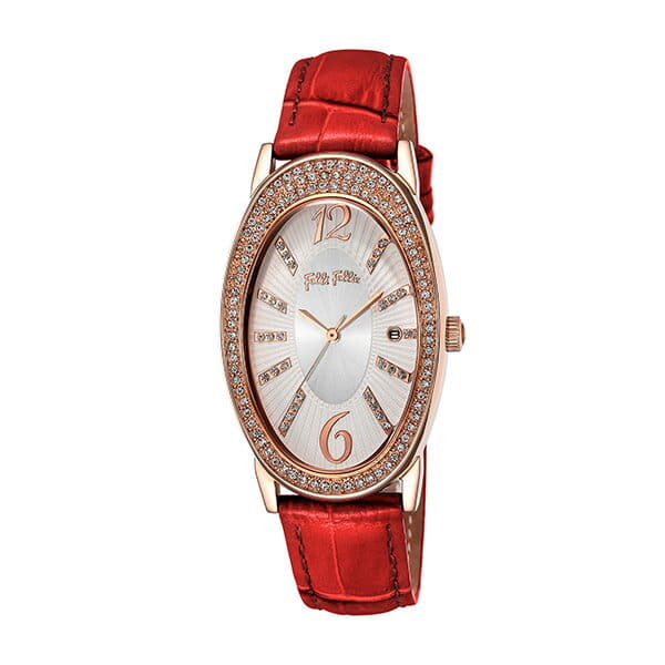 New]It is forifori FOLLI FOLLIE WF2B012STW-RE quartz white red 