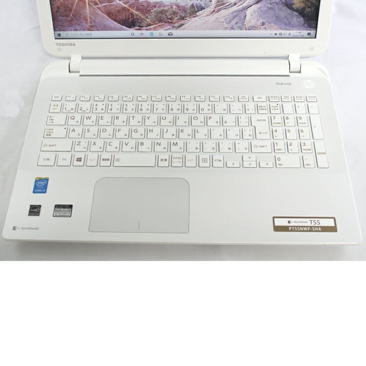 Used]TOSHIBA TOSHIBA dynabook T55/NW PT55NWP-SHA Luc's white Core