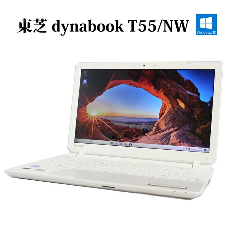 Used]TOSHIBA TOSHIBA dynabook T55/NW PT55NWP-SHA Luc's white Core
