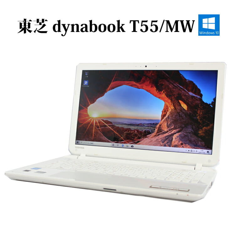 Used]TOSHIBA TOSHIBA dynabook T55/45MW PT55-45MSXW Luc's white