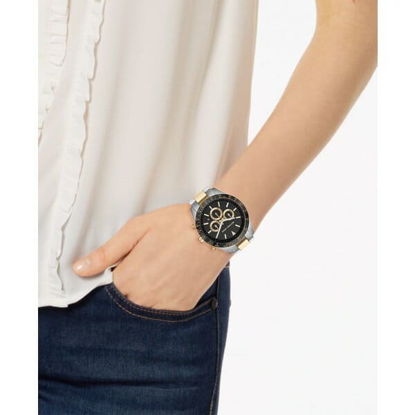 Two-Tone Stainless Steel Bracelet Watch 