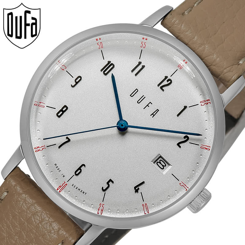 USED 美品 DUFA BREUER AUTOMATIC DF-90110B New]duffa DUFA clock 