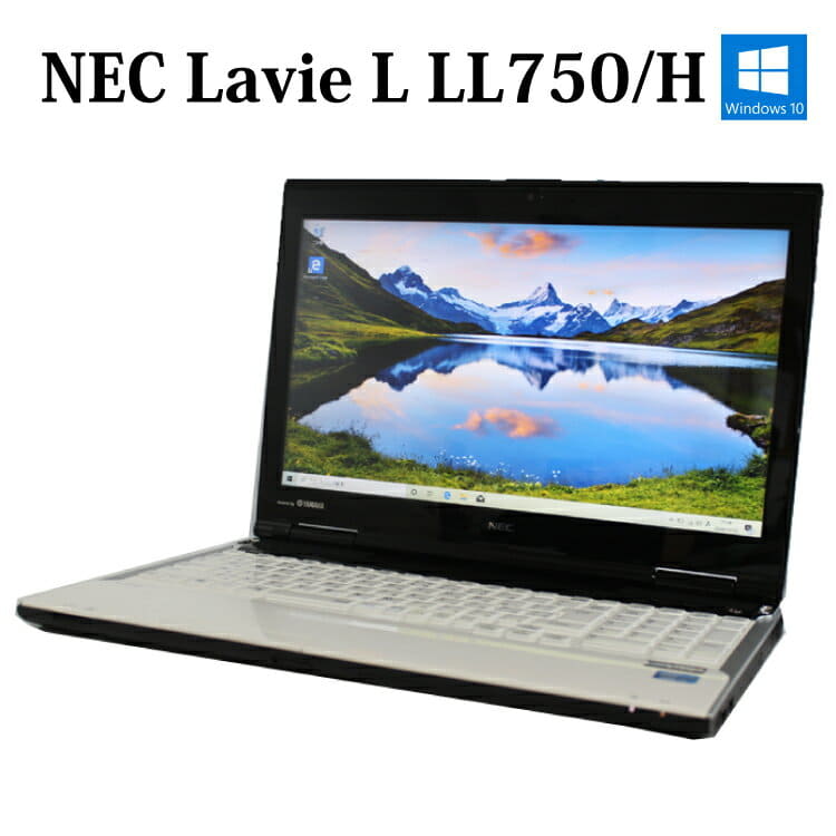 Used]NEC Lavie L LL750/H PC-LL750HS6W crystal white Core i7/8GB