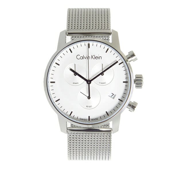 New]Calvin Klein CALVIN KLEIN quartz mens clock K2G27126 Silver - BE  FORWARD Store