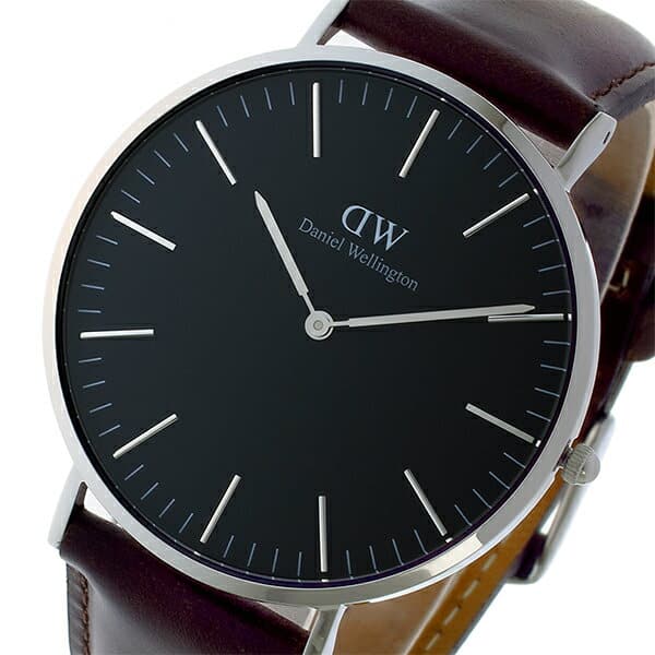 New]Daniel Wellington Classic Bristol Silver 40mm mens clock DW00100131 - FORWARD