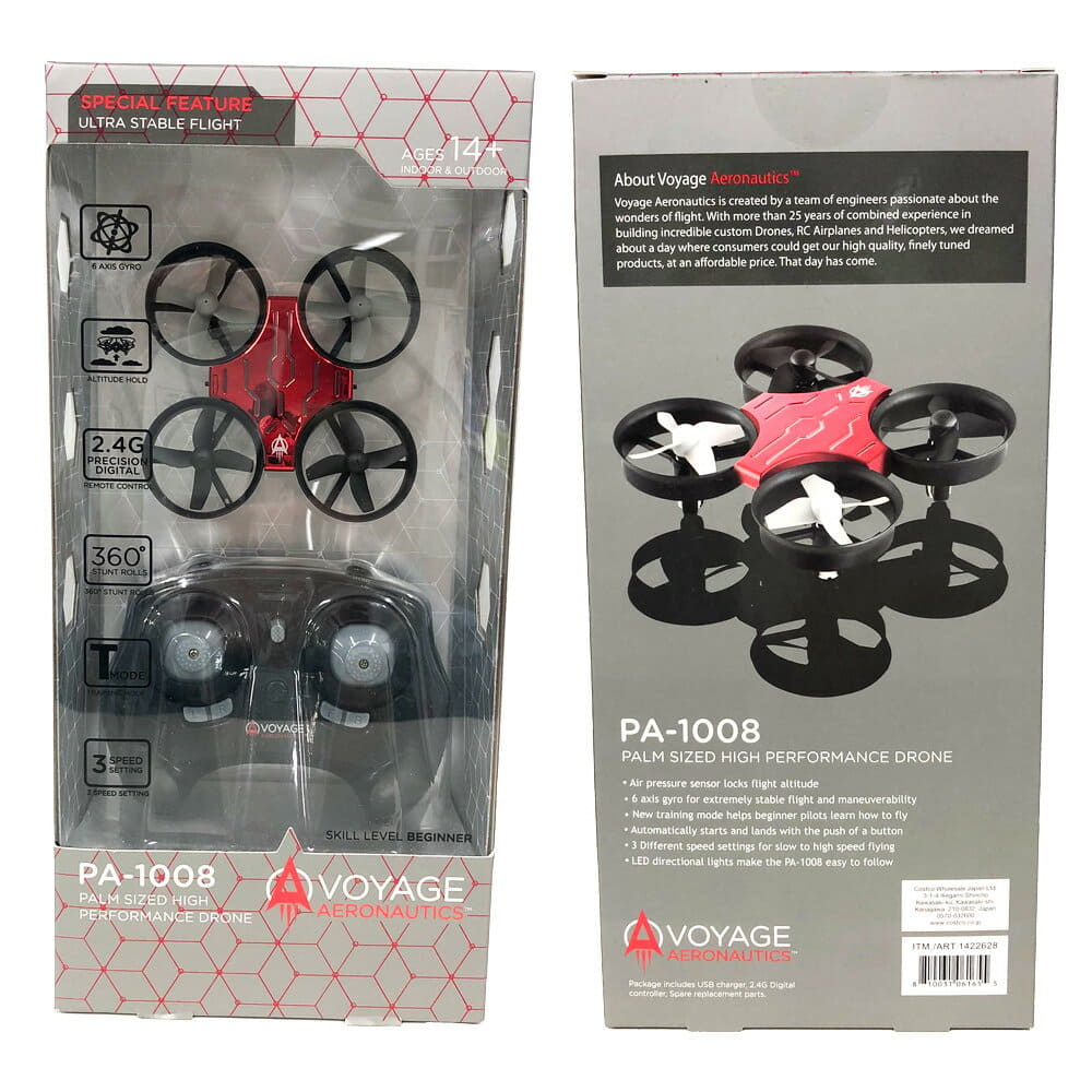 New Red radio control PA 1008 with the costco kosutoko Voyage drone remote control