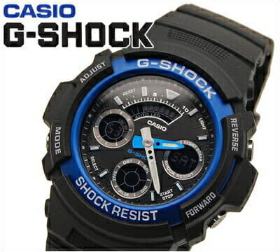 New 22 Casio Casio G Shock Analog Digital Combination Blue Aw 591 2a Atm Water Resistant 0m Waterproofing Be Forward Store