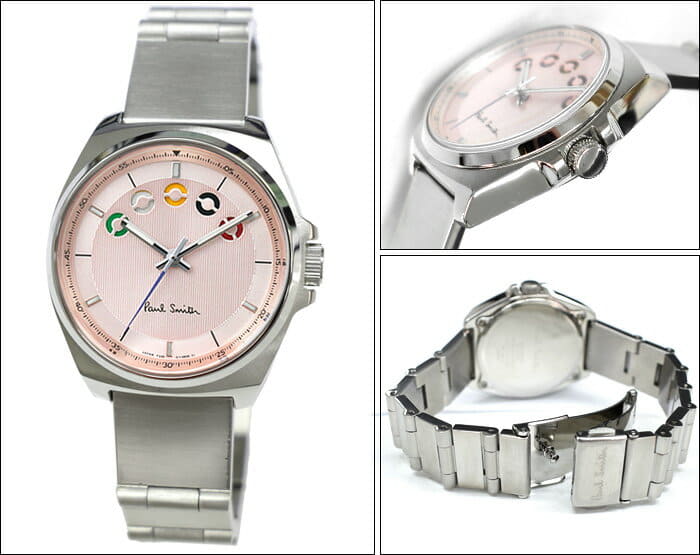 New Write And Five Years Paul Smith Paul Smith Five Eyes Mini Clock 94 Bm5 119 91 Ladies Pink Silver Be Forward Store