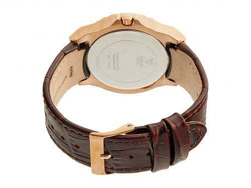 New fob watch Limelight W0775L14 White Rose Gold Tone Brown for