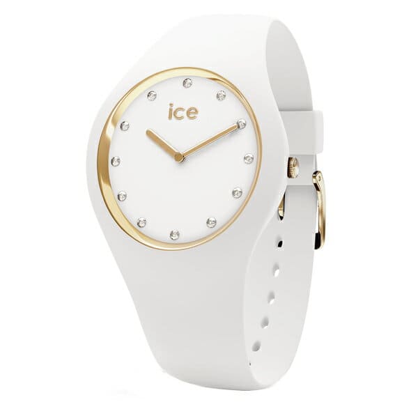 New luxurious Swarovski clockface cleaner Ice ICE WATCH ICE cosmos White Gold ice Cosmo Swarovski 40mm unisex ice ICE WATCH 016296 BE FORWARD Store