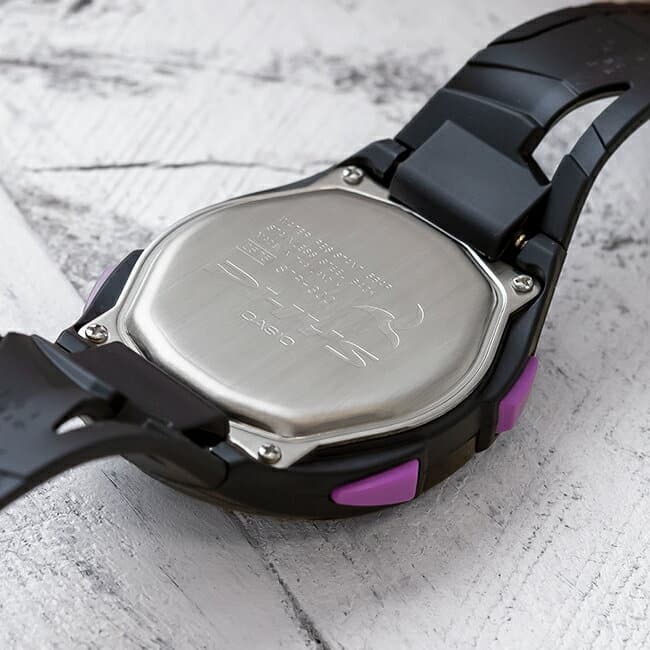 New Casio Casio Fizz Digital Str 300 1c Mens Ladies Black Black Purple Purple Be Forward Store