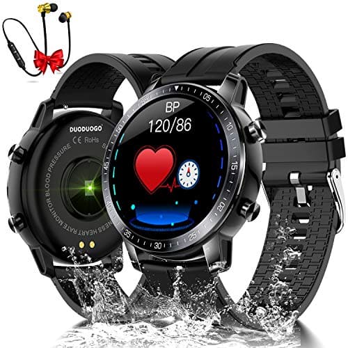 New Smart DUODUOGO 1.28 inches bracelet Ladies mens waterproofing IP68 sleep monitoring Bluetooth 5.0 Sphygmomanometer Android iOS