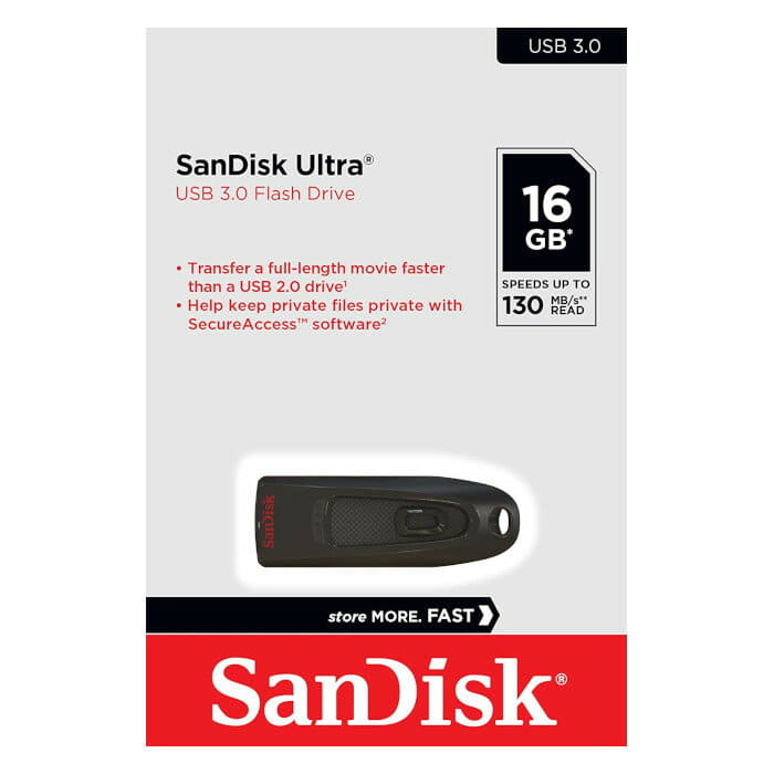 New]SDCZ48-016G-U46 16GB SanDisk SanDisk Ultra USB 3.0 R: 130MB/s  super-high-speed USB memory foreign countries retail - BE FORWARD Store
