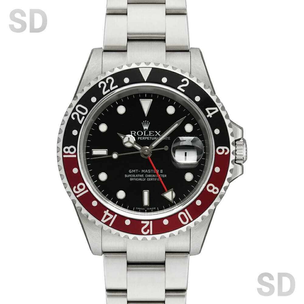 New]ROLEX mens GMT master II (Ref:16710) Black red Black bezel - BE FORWARD  Store