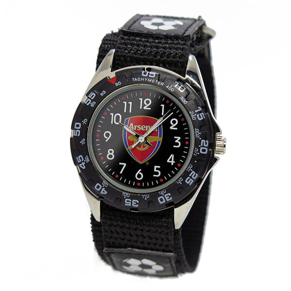 New]( football FOOTBALL WATCHES Arsenal quartz GA3713 Black mens