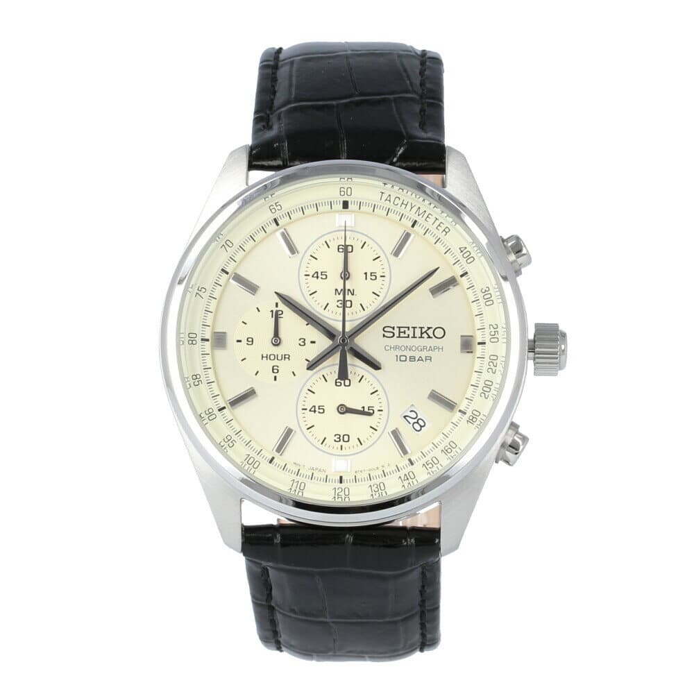[New]SEIKO CHRONOGRAPH SEIKO Chronograph SSB383P mens Silver Black