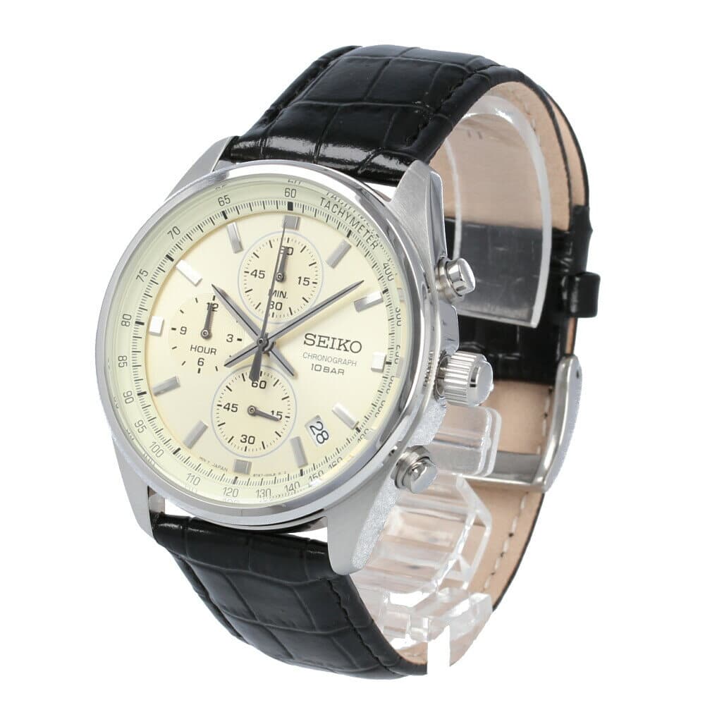 [New]SEIKO CHRONOGRAPH SEIKO Chronograph SSB383P mens Silver Black