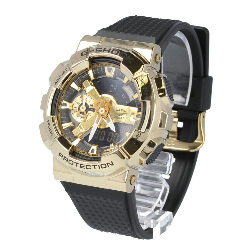 New]CASIO Casio G-SHOCK G-SHOCK GM-110G-1A9 mens Gold Black waterproofing  metal bezel - BE FORWARD Store