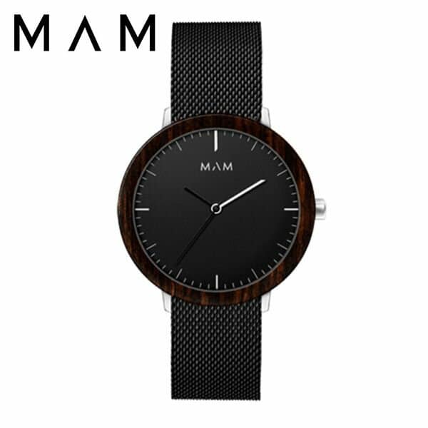 [New]mamu MAM clock ferraFERRA unisex mens Ladies Black MAM691 [Mr. and ...