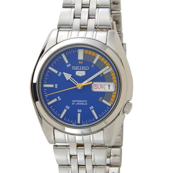 New]SEIKO 5 SEIKO five mens clock SNK371K1 blue SEIKO SEIKO Automatic  winding - BE FORWARD Store
