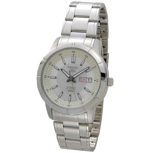 Jual Jam Tangan Original Pria Seiko SNKN51K1 White Dial Stainless Steel  Strap I Carolina Watch I carolina.watch I jamtanganori.com