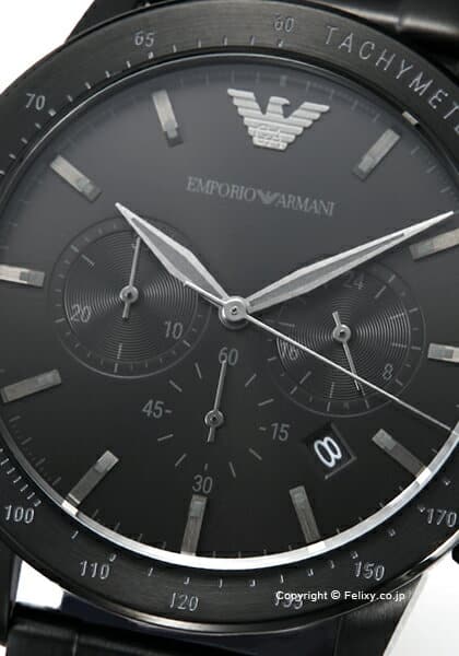New]Emporio Armani clock EMPORIO ARMANI mens Mario Chronograph AR11242 - BE  FORWARD Store