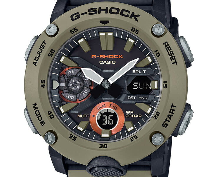 CASIO G-SHOCK GA-2000 CARBON CORE GUARD