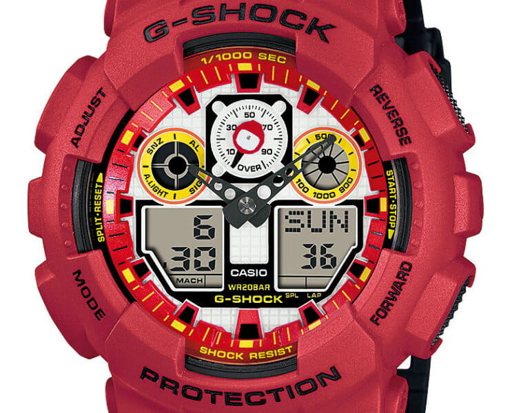 New]Casio G-Shock Dharma motif red & Black GA-100DA-4AJR CASIO G 