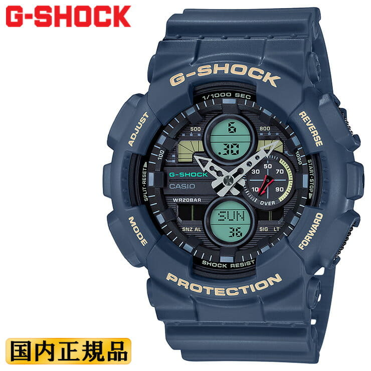 New]Casio G-Shock Navy GA-140-2AJF CASIO G-SHOCK digital &amp