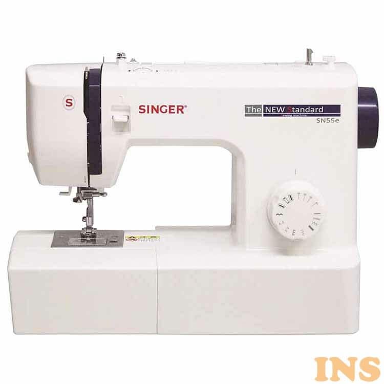 New]Electric sewing machine SN55e sewing machine Footcon troller powerful  motor buttonhole zigzag SINGER jeans pipe thing sewing entering a  kindergarten preparations mask singer - BE FORWARD Store