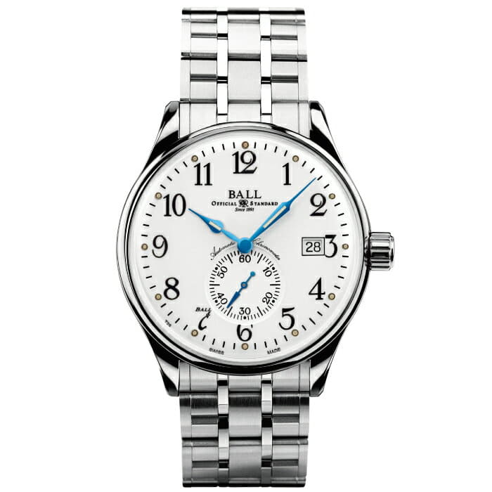 [New]60 times BALL Watch Trainmaster Standard Time NM3888D-S1CJ-WH ball ...