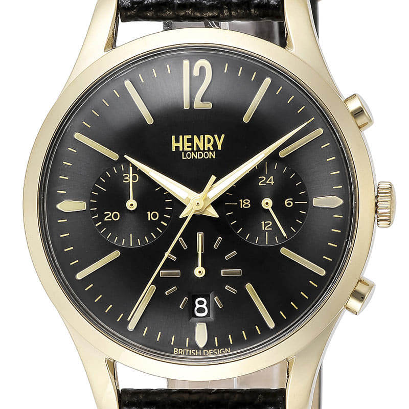 New Henry London HENRY LONDON Westminster WESTMINSTER 39mm mens Ladies Pair watch possible clock Black HL39 CS 0438 BE FORWARD Store