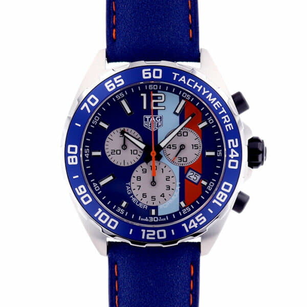 Tag heuer formula 1 gulf chronograph special cheap edition men's watch