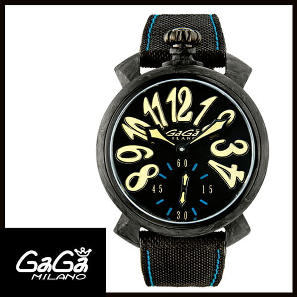 New]GAGA MILANO Ga Ga MILANO MANUALE 48MM manyuare 48mm CARBON