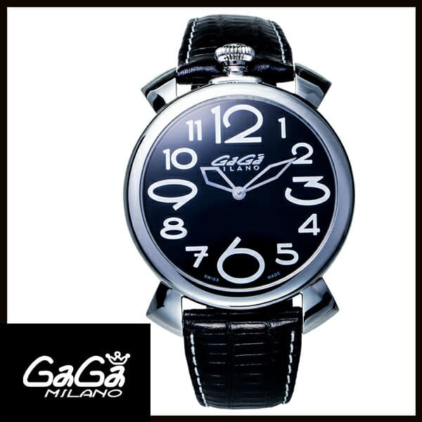 【希少】GaGa MILANO ガガミラノ 腕時計 シン5090 ガガミラノ☆5090☆マヌアーレシン46☆美品☆箱付き☆可動品 【公式通販】