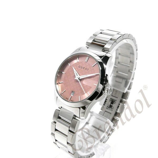 New Gucci GUCCI Ladies G TIMELESS G Timeless 27mm pink X Silver YA126524 BE FORWARD Store