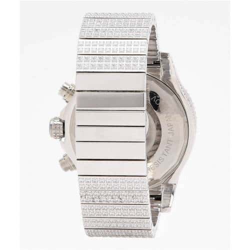 New KING ICE white white gold Gold clock silver Silver WATCH SILVER KING ICE THE MAGISTRATE WHITE GOLD ANALOG mens BE FORWARD Store