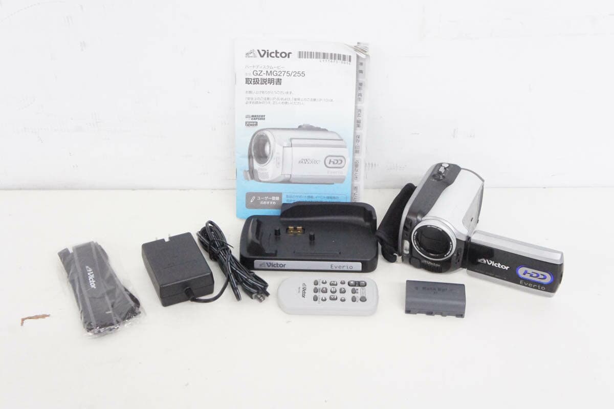 Used]C JVC Victor Victor Everio video camera GZ-MG275-B 40GB hard