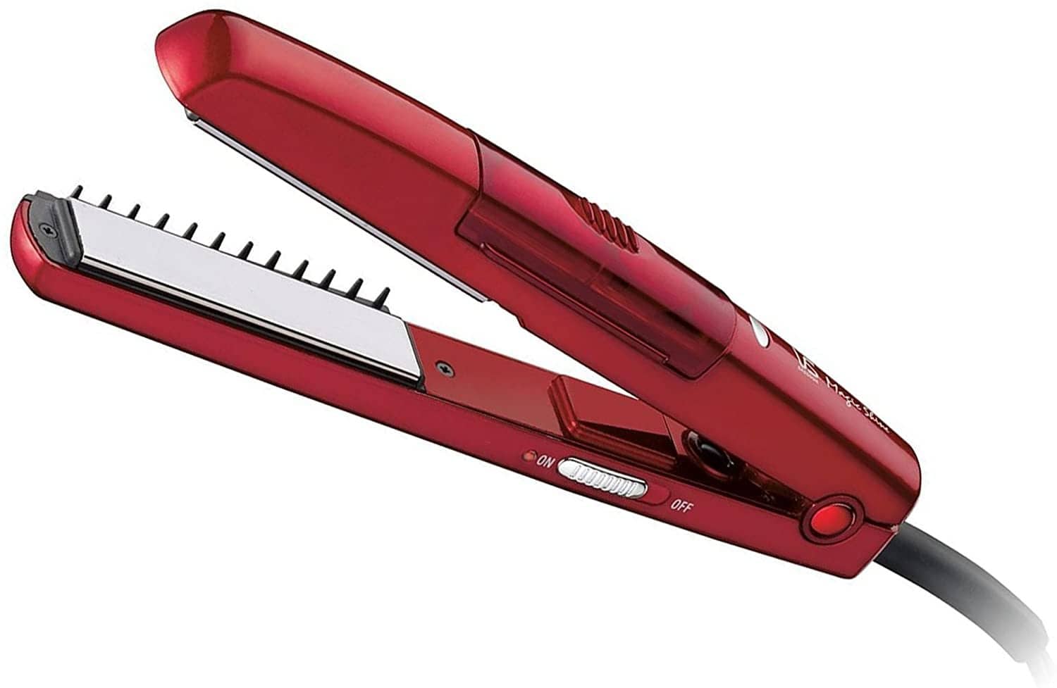 [New]Vidal Sassoon Hair Iron magic shine steam straight red VSS-3001/RJ  VIDAL SASSOON - BE FORWARD Store