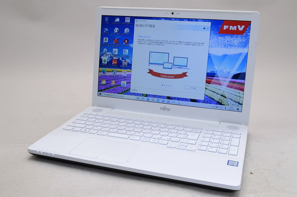 Used]Fujitsu LIFEBOOK AH AH49/X FMVA49XWZ premium white - BE 