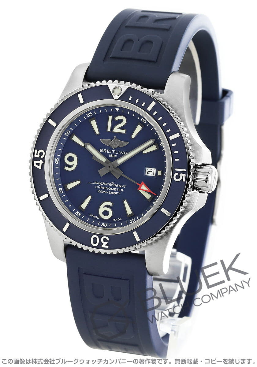 New]Blight ring Super ocean 44 1000m waterproofing mens BREITLING  A17367D81C1S1 - BE FORWARD Store